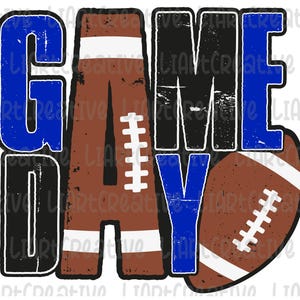 Día del partido de fútbol PNG negro y azul, Descarga de diseño de sublimación Png de fútbol, Día del partido de fútbol png, Diseños png de fútbol