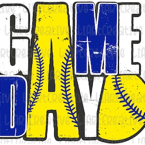 Softball Game Day PNG File, Softball Retro Png Sublimation Design, Softball png design, Game Day PNG
