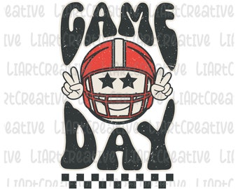 Game Day Football Png, Football Smiled Png Sublimation Design, Football Happy Face png, Football png designs, Smile in the Helmet PNG