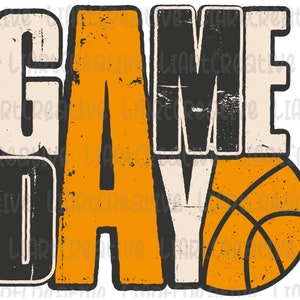 Game Day Basketball PNG Design, Basketball Retro Png Sublimation Design, Basketball png, Basketball png sublimation designs, Basketball