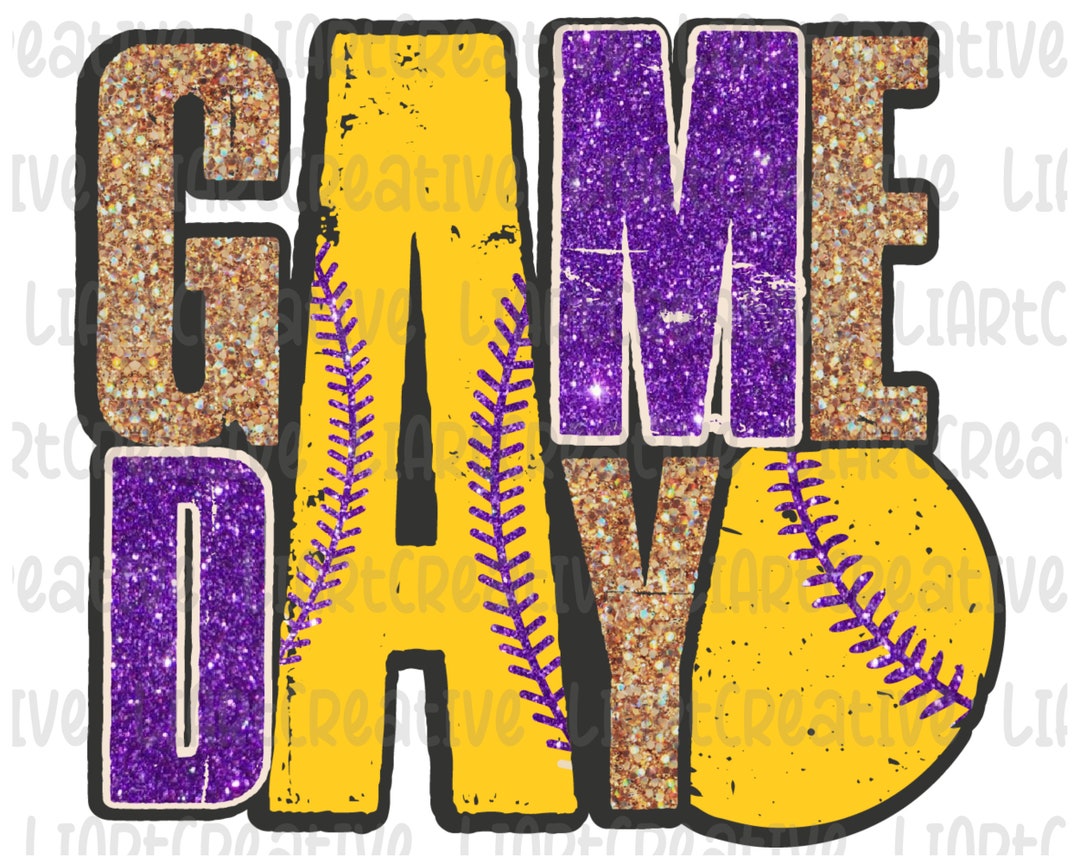 Softball Game Day PNG File, Softball Retro Png Sublimation Design, Softball Png Design, Game Day