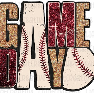Honkbal speldag Maroon Gold PNG-bestand, honkbal retro png sublimatie ontwerp, honkbal png ontwerp, speldag PNG