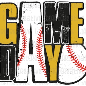 Honkbal speldag zwart en goud PNG-bestand, honkbal retro png sublimatieontwerp, honkbal png ontwerp, speldag PNG