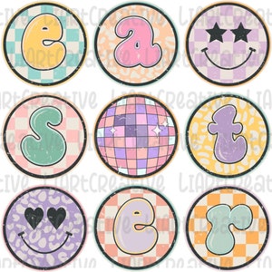 Easter PNG Sublimation png Design, Easter Retro Smile PNG Design, Easter Designs