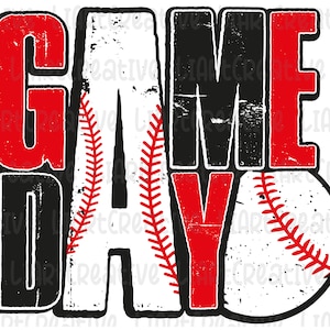 Archivo PNG negro y rojo del día del juego de béisbol, diseño de sublimación png retro de béisbol, diseño png de béisbol, PNG del día del juego