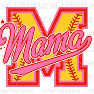 Softball Mama Png, Mom Softball retro Png, Softball mama Sublimation Design, Mom Sport Png, Softball png designs