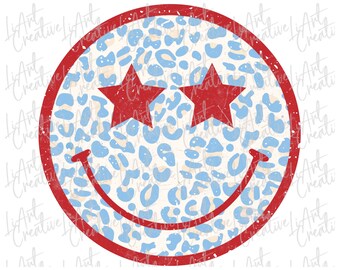 Happy Face America Png, 4th Of July Png, Happy Face  Png, July 4th png, Patriotic  png, America Png, Independence Day png