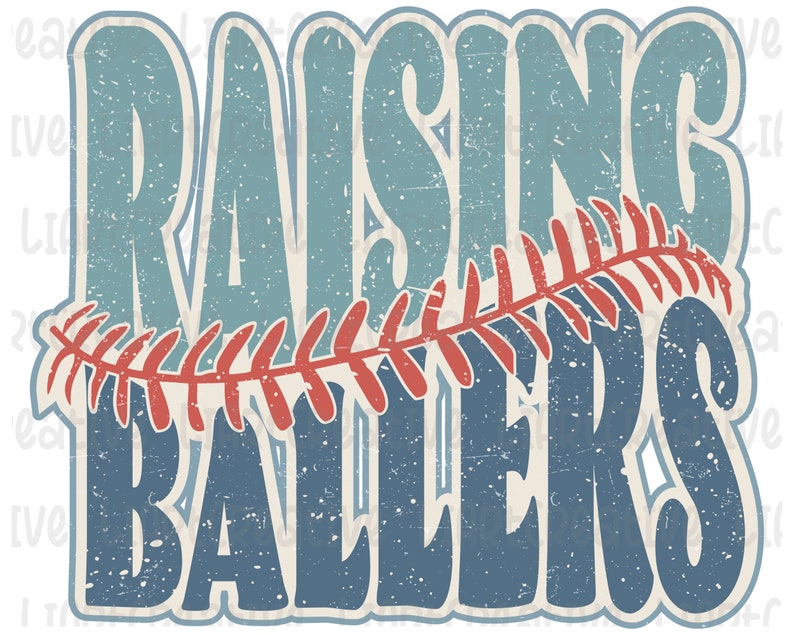 Raising Ballers Png, Baseball Mom Retro Png Sublimation Design ...