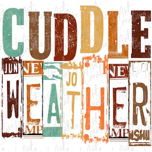 Cuddle Weather PNG, Thanksgiving Png, Fall Sublimation Design, Fall Png, Halloween png, Autumn Sublimation, Cute fall Sublimation Png