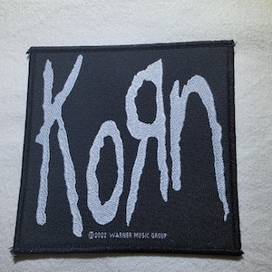 Korn - Logo- Woven Patch Embellishment for Battle Jackets