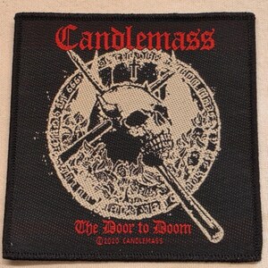 Candlemass – Das Tor zum Verderben – Gewebter Aufnäher für Kampfjacken