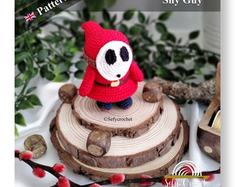 Shy Guy Crochet Pattern (PDF) Anime Inspired