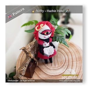 Niffty Crochet Pattern: Hazbin Hotel Inspired (PDF)