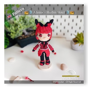 Alastor Crochet Pattern: Hazbin Hotel Inspired (PDF)
