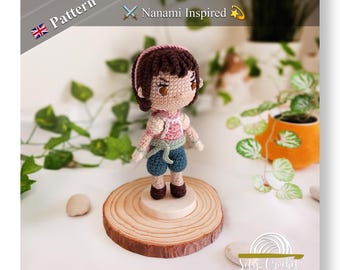 Padrão de crochê Nanami: inspirado em Suikoden II (PDF)