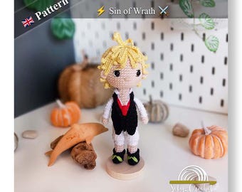 Sin of Wrath Crochet Pattern (PDF) Anime Inspired