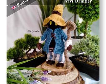 Vivi Ornitier from Final Fantasy - Amigurumi Crochet Pattern - PDF File English