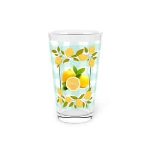 Luscious Lemonade Summer Pint Glass, 16oz