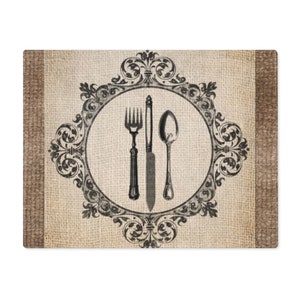 Vintage Victorian Setting the Table Placemat, 1pc