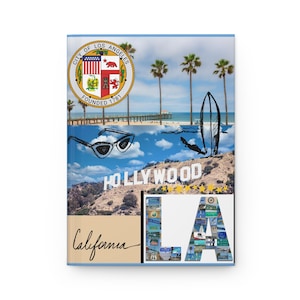 Los Angeles Travel California Hardcover Journal Matte