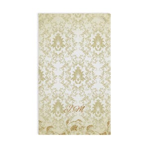 Vintage Victorian Elegant Gold Personalized Hand Towel