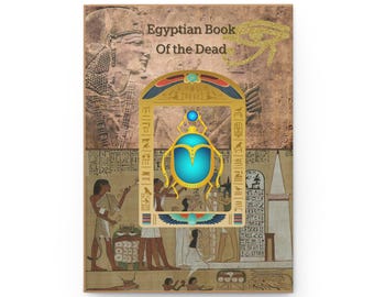 Egyptian Book of the Dead Pharoah Hardcover Journal Matte