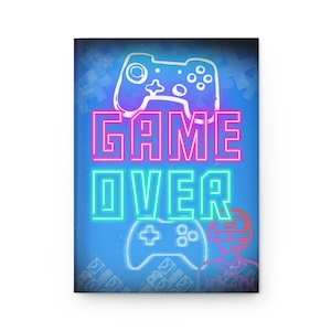 Game Over Gamer Hardcover Notizbuch Matt
