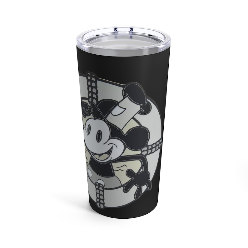 Vaso Vintage Steamboat Willie Mickey Mouse 20oz imagen 1