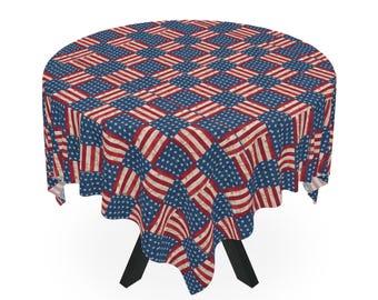 Tovaglia patriottica: decorazione per la festa del barbecue del 4 luglio
