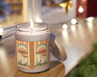 Mushroom Grove Scented Candle | Cozy Home Decor