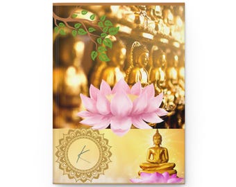 Budha Personalized Meditative Retreat Hardcover Journal Matte