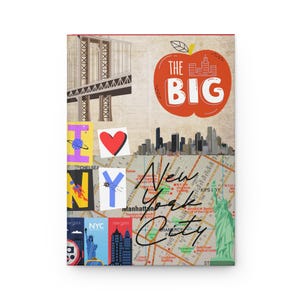 The Big Apple NYC City Travel Hardcover Journal Matte