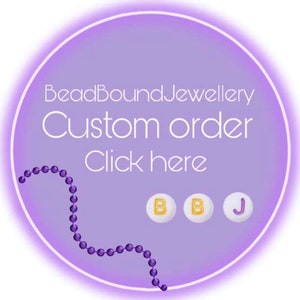 Custom order jewellery