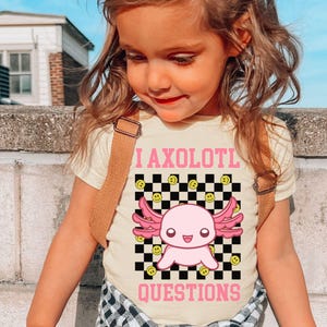 Axolotl Svg, I Axolotl Questions PNG, Axolotl Shirt, Retro Axolotl PNG, Axolotl Gift, Kids Tee, Cute Axolotl Kids Shirt, Kawaii Axolotl SVG