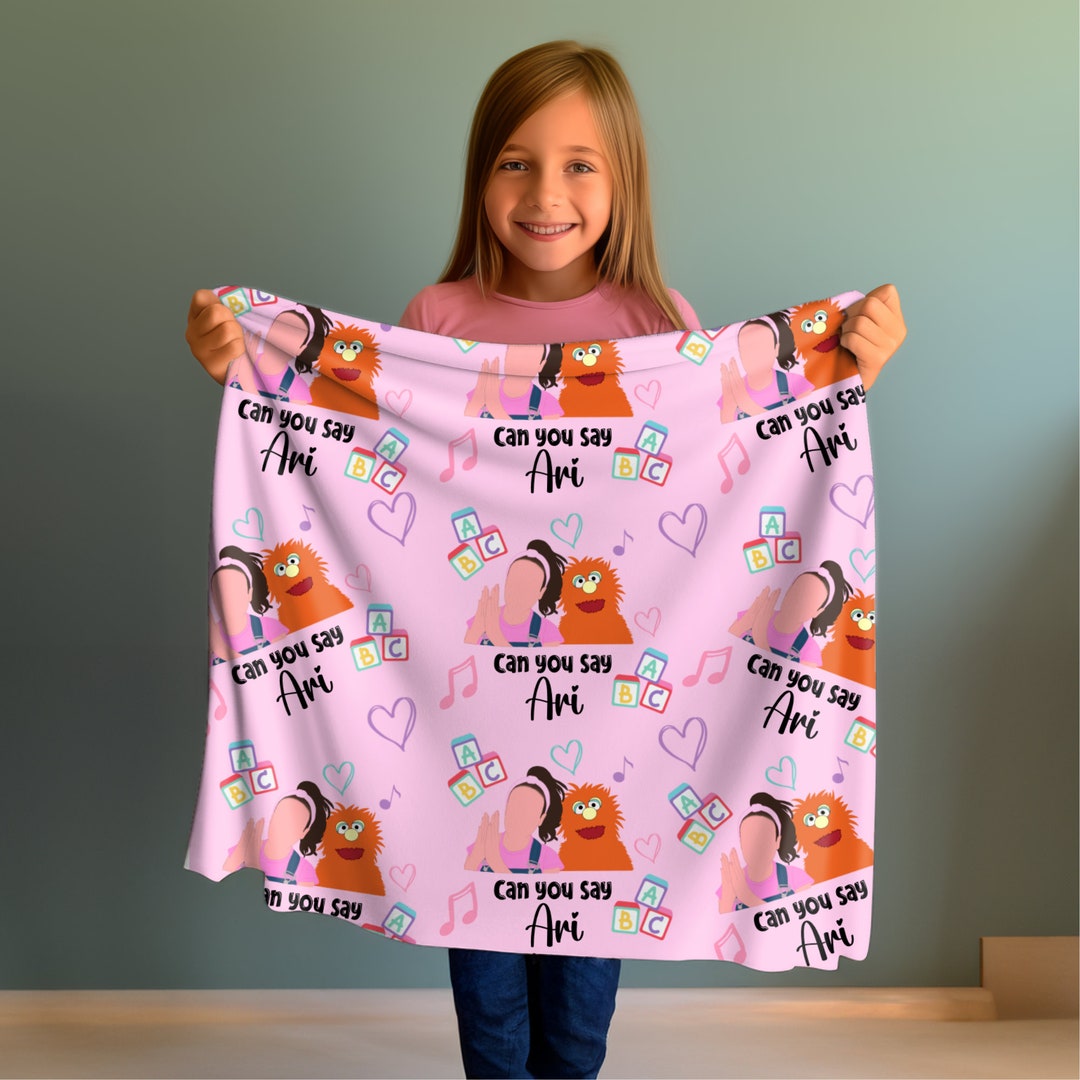 Personalized Ms. Rachel Kids’ Pillow - Custom Name & Photo Decorative Cushion for Playroom, Nursery, Birthdays & Cozy Home Decor