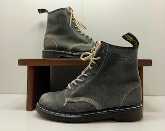 Dr. Martens 1460 grey shoes, made in England, UK size 6.5