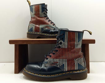 Dr. Martens 1460 Union Jack shoes, made in England, UK size 4