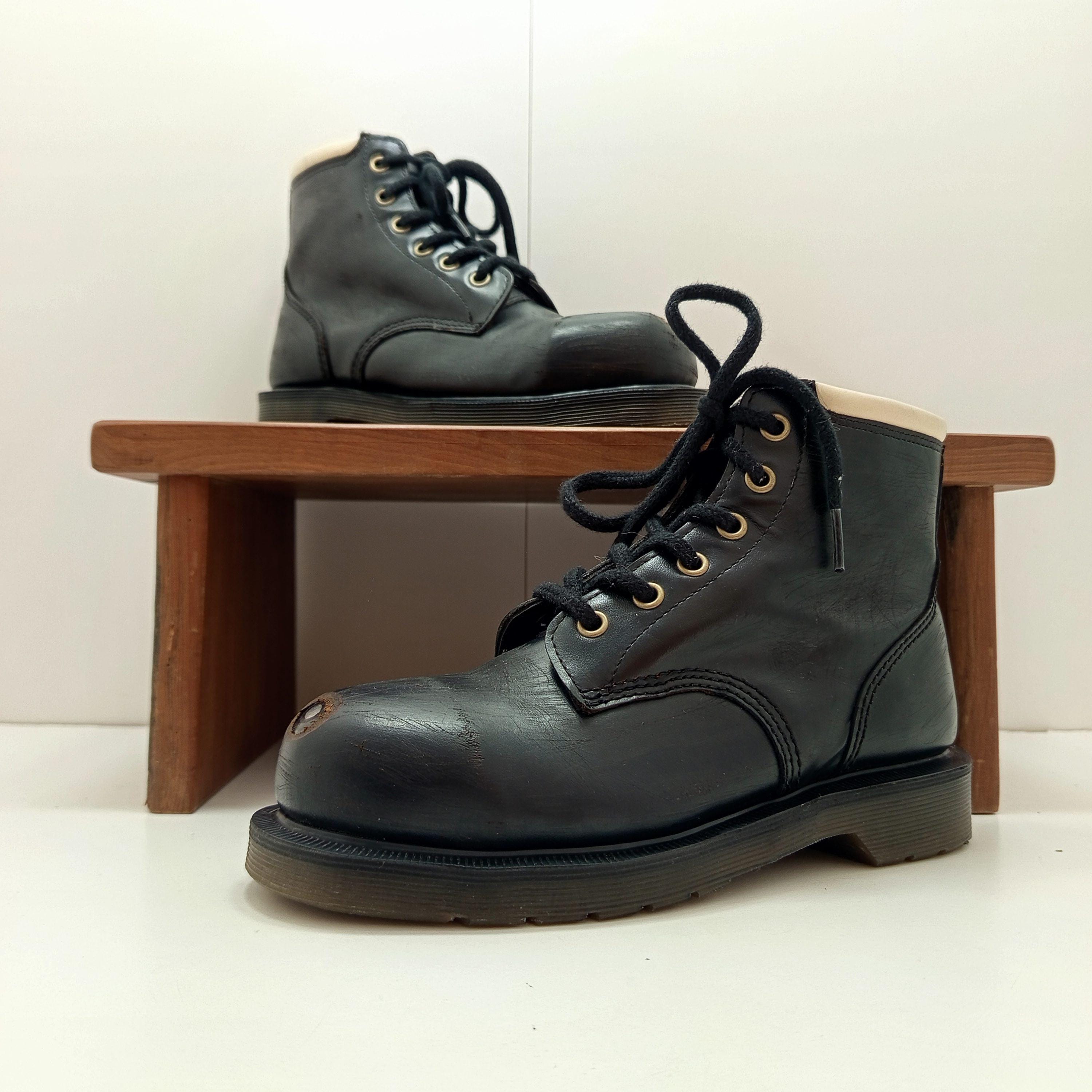 Dr. Doc Martens 7735 Boots Mens US 7 Black Leather Industrial Air Wair Work Punk DR. MARTENS 1460 BEN STUD BLACK WEIDLER LEATHER PUNK BOOTS  main image 3