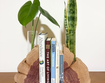 Propagation Station Bookends - Bud Vase Book Ends, gift for readers, gift for plant lovers,
