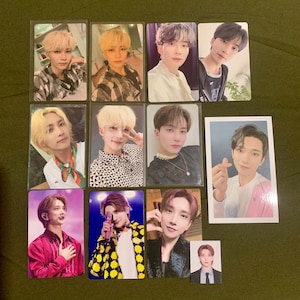 OFFICIAL SEVENTEEN Photocard Jeonghan Joshua Seungkwan Dino Vernon