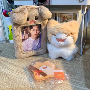 SEVENTEEN Jun Mingyu Plush Photocard Holder 10 cm Fanmade Doll
