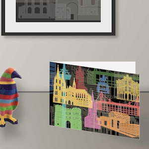 Köln als Kunstpostkarte