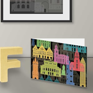 Frankfurt als Kunstpostkarte