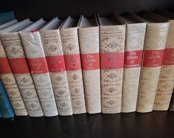Blacks Readers Service Leatherbound Books Set of 21