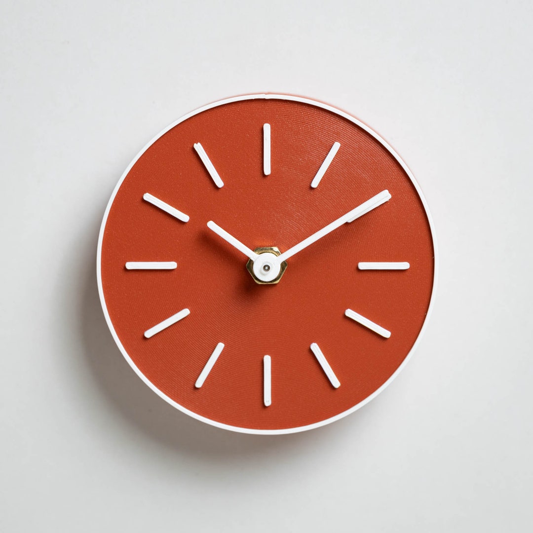 Small Wall Clock for Modern Interior Minimalistic Clock Etsy