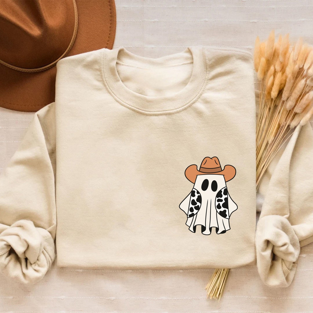Cowboy Hat Ghost PNG Country Western Halloween Digital - Etsy