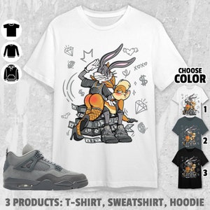 AJ 4 Pari Unisex T-Shirt, Sweatshirt, Hoodie, Bunny Lover Slap Tees, Shirt In Dark Heather To Match Sneaker
