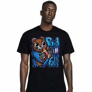 Paid In Full Ber Unisex Shirt Match Yeezy Boost 700 Hi-Res Blue image 3