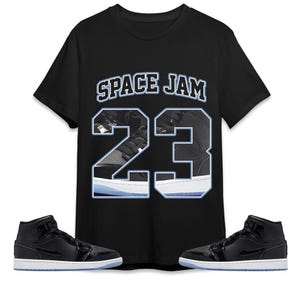 Number 23 CM1 Name Unisex Shirt Match AJ 1 Mid Space Jam