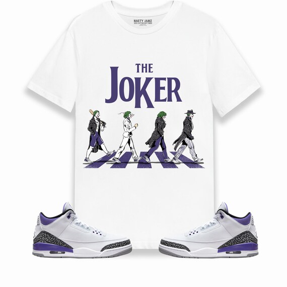 The Joker Unisex Shirt Match Jordan 3 Retro Dark Iris - Etsy